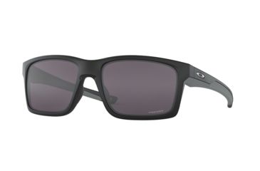 Image of Oakley Mainlink OO9264 Single Vision Prescription Sunglasses, 61mm, Matte Black, OO9264-926441-61-SV