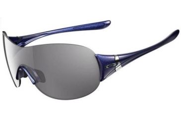 Image of Oakley Miss Conduct Pacific Frame w/ Grey Lenses Sunglasses OO9123-03
