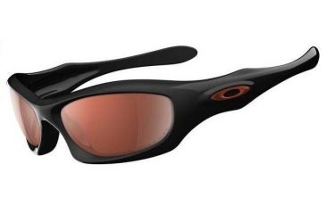 Image of Oakley Monster Dog Polished Black Frame w/ VR28 Polarized Lenses Sunglasses 24-023