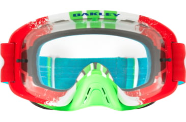 Image of Oakley O-Frame 2.0 MX, Racer Red/Green/Clear, OO7068-29