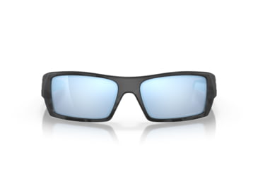 Image of Oakley OO9014 Gascan Sunglasses - Men's, Matte Black Camo Frame, Prizm Deep Water Polarized Lens, Asian Fit, 60, OO9014-901481-60