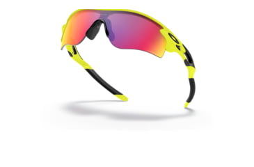 Image of Oakley OO9206 Radarlock Path A Sunglasses - Mens, Tennis Ball Yellow Frame, Prizm Road Lens, Asian Fit, 38, OO9206-920680-38