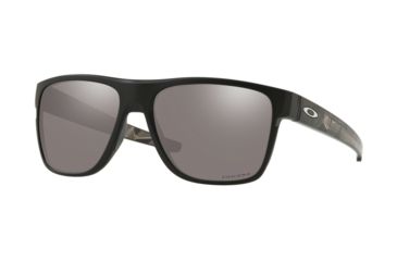 Image of Oakley CROSSRANGE XL OO9360 Progressive Prescription Sunglasses, 58mm, Matte Black Prizmatic, OO9360-936014-58-PRO