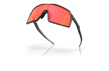 Image of Oakley OO9406 Sutro Sunglasses, Matte Black Frame, Prizm Trail Torch Lens, 37, OO9406-940611-37