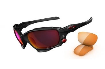 Image of Oakley Jawbone Progressive Prescription Sunglasses - Polished Black Frame 04-203