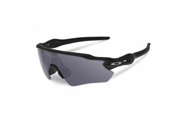 Image of Oakley Radar EV Path Progressive Prescription Sunglasses, Matte Black Frame, OO9208-12PR