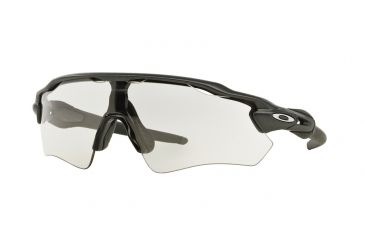 Image of Oakley RADAR EV PATH OO9208 Progressive Prescription Sunglasses OO9208-920813-38 - Lens Diameter 38 mm, Frame Color Steel