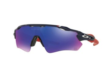 Image of Oakley RADAR EV PATH OO9208 Progressive Prescription Sunglasses OO9208-920814-38 - Lens Diameter 38 mm, Frame Color Dark Blue