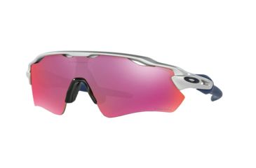 Image of Oakley RADAR EV PATH OO9208 Progressive Prescription Sunglasses OO9208-920833-38 - Lens Diameter 38 mm, Frame Color Silver