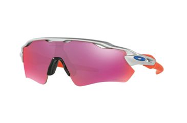 Image of Oakley RADAR EV PATH OO9208 Progressive Prescription Sunglasses OO9208-920835-38 - Lens Diameter 38 mm, Frame Color Silver