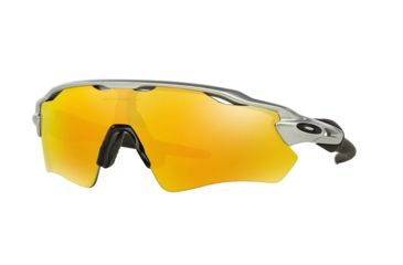 Image of Oakley RADAR EV PATH OO9208 Progressive Prescription Sunglasses OO9208-920802-38 - Lens Diameter 38 mm, Frame Color Silver