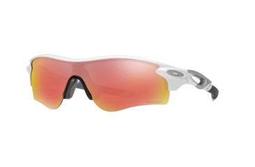 Image of Oakley SI Radarlock Path Single Vision Prescription Sunglasses OO9181-918133-38 - Lens Diameter 38 mm, Frame Color Polished White