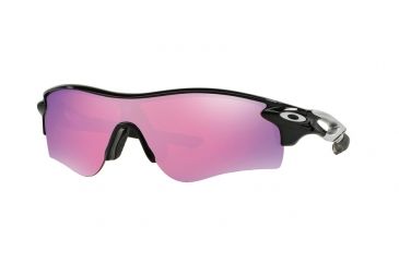 Image of Oakley SI Radarlock Path Single Vision Prescription Sunglasses OO9181-918142-38 - Lens Diameter 38 mm, Frame Color Polished Black