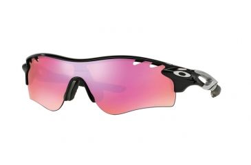 Image of Oakley SI Radarlock Path Single Vision Prescription Sunglasses OO9181-918141-38 - Lens Diameter 38 mm, Frame Color Polished Black