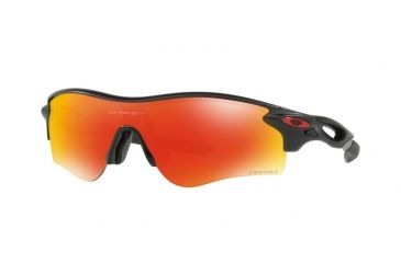 Image of Oakley Radarlock Path ASIAN OO9206 Sunglasses 920642-38 - Matte Black Ink Frame, Prizm Ruby Lenses