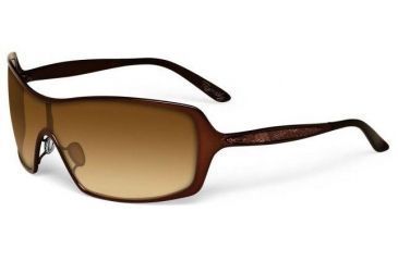 Image of Oakley Remedy Brunette Frame w/ Dark Brown Gradient Lenses Sunglasses OO4053-02