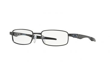 Image of Oakley RUDDER OX3171 Progressive Prescription Eyeglasses 317104-48 - Polished Midnight Frame, Clear Lenses
