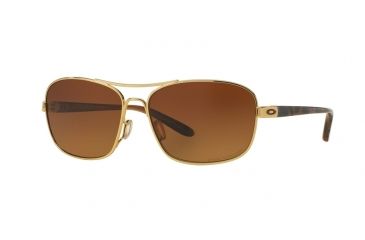 Image of Oakley SANCTUARY OO4116 Progressive Prescription Sunglasses OO4116-411603-58 - Lens Diameter 58 mm, Frame Color Polished Gold