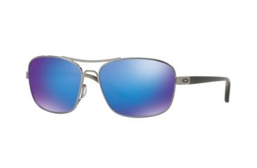 Image of Oakley SANCTUARY OO4116 Progressive Prescription Sunglasses OO4116-411608-58 - Lens Diameter 58 mm, Frame Color Gunmetal