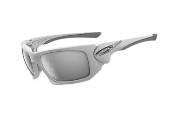 Image of Oakley Scalpel Matte White Frame w/ Black Iridium Lenses Sunglasses OO9095-03