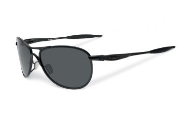 Image of USED Oakley SI Ballistic Crosshair Sunglasses,Matte Black Frame,Aviator Grey Lens OO4069-01, EDEMO1