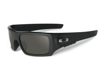 Image of Oakley SI Ballistic Det Cord Sunglasses,Matte Black Frame,Rectangle Prizm Grey Lens OO9253-01