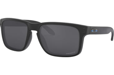 Image of Oakley SI Holbrook Tonal Thin Blue Line Sunglasses, Prizm Black Polarized, 0OO9102-J755