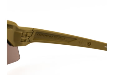 Image of Oakley SI Standard Issue Ballistic M-Frame ALPHA Sunglasses, Terrain Tan w/Prizm Grey, OO9296-1744