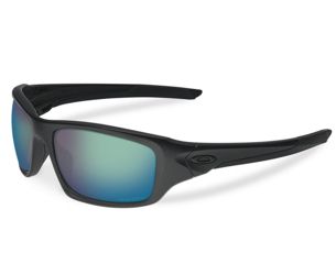 Image of Oakley SI Valve Sunglasses,Matte Black Frame,Rectangle Prizm Maritime Lens OO9236-24