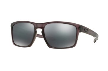 Image of Oakley SLIVER F OO9246 Sunglasses 924602-57 - Matte Grey Ink Frame, Black Iridium Lenses