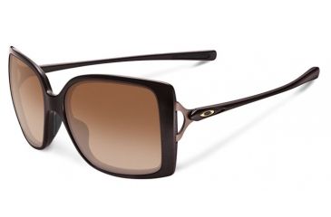 Image of Oakley Splash Sunglasses Brown Sugar w/ Dark Brown Grad Frame, Dark Brown Gradient Lens-OO9258-04