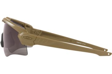 Image of Oakley SI Standard Issue Ballistic M-Frame ALPHA Goggles, 2 Lens Array, Terrain Tan w/Prizm Grey, Clear, OO9296-1944