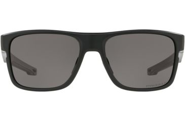Image of Oakley Standard Issue Crossrange Sunglasses, Matte Black w/Prizm Grey Polarized, OO9361-2057