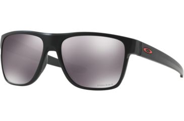 Image of Oakley Standard Issue Crossrange XL Sunglasses, Matte Black w/Prizm Black, OO9360-1558