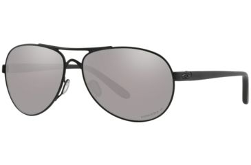 Image of Oakley Standard Issue Feedback Womens BlackStandard Issuede Collection Sunglasses, Blackside w/Prizm Black Polar, OO4079-3559