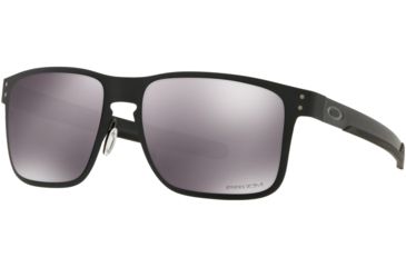 Image of Oakley Standard Issue Holbrook Metal Sunglasses, Matte Black w/Prizm Black, OO4123-1755