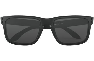 Image of Oakley SI Standard Issue Holbrook Tonal Flag Collection Sunglasses, Matte Black w/Grey, OO9102-E555