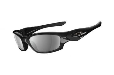 Image of Oakley Straight Jacket 07 Sunglasses, Polished Blk Frame, Blk Irid Lens 04-325