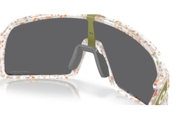 Image of Oakley Sutro Sunglasses, Matte Clear Terrazzo, PRIZM Black, PRIZM Black, OO9406-C737