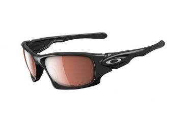 Image of Oakley Ten Polished Black Frame w/ VR28 Polarized Lenses Men's Sunglasses OO9128-11
