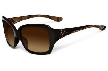 Image of Oakley Unfaithful Snake Bite Frame w/ Dark Brown GradientLenses Sunglasses OO2029-04