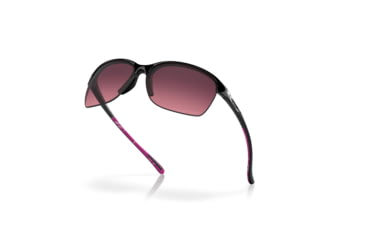 Image of Oakley Unstoppable OO9191 Sunglasses 919110-65 - Polished Black Frame, Rose Gradient Polarized Lenses