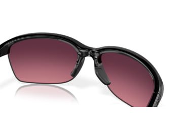 Image of Oakley Unstoppable OO9191 Sunglasses 919110-65 - Polished Black Frame, Rose Gradient Polarized Lenses