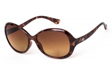 Image of ONOS Dauphine Single Vision Prescription Sunglasses, Tortoise Frame, Polarized, 133AMPLSV