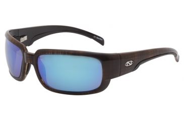 Image of ONOS Loon Single Vision Prescription Sunglasses, Brown Stripe Frame, Polarized, 124AMPLSV