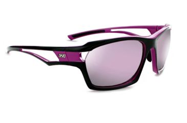 Image of Optic Nerve Cassette Sunglasses, Shiny Violet w/Black Frame, Lens 2 Sets- Smoke w/Light Pink Mirror, Copper 21813