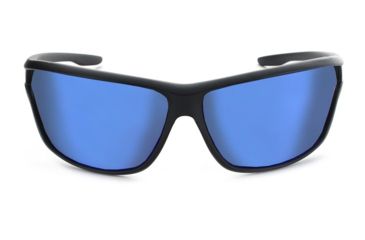 Image of Optic Nerve Dedisse Sunglasses, Matte Black Frame, Lens 2 Sets- Smoke with Blue Mirror, Copper 17059