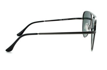 Image of Optic Nerve One Flatscreen Sunglasses, Shiny Gunmetal Frame, Polarized Smoke with Green Mirror Lens 18050