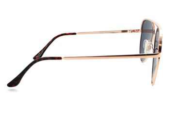 Image of Optic Nerve One Flatscreen Sunglasses, Shiny Rose Gold Frame, Polarized Smoke with Rose Gold Mirror Lens 18049