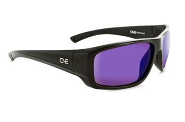 Image of Optic Nerve One Gamefish Sunglasses, Matte Black Frame, Polarized Brown with Blue Mirror Lens 17024